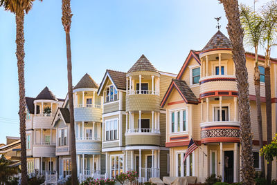 Low angle view of built structures