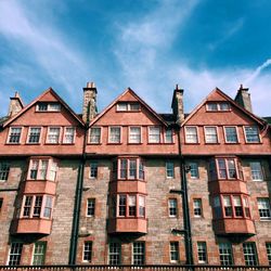 Low angle view of building against sky