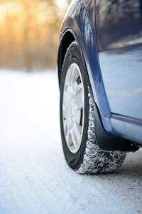 Close-up of car