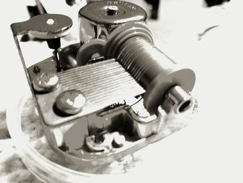 Close-up view of camera