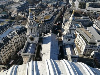 High angle view of cityscape