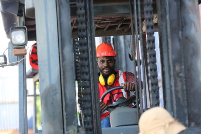 Man working in factory