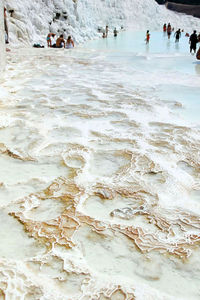 People enjoying at beach