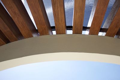 Low angle view of built structure against sky