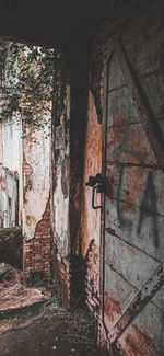 View of abandoned building