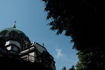 Low angle view of buildings against sky