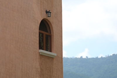 Low angle view of building against sky