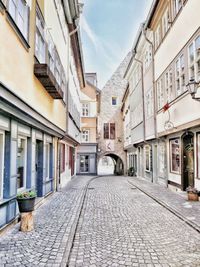 Street amidst buildings in town