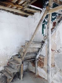 Interior of abandoned home