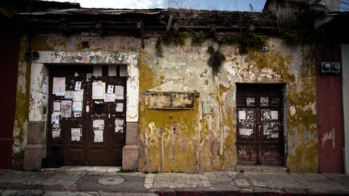 Exterior of old building