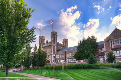 View of historic building against sky