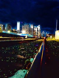 City street against cloudy sky
