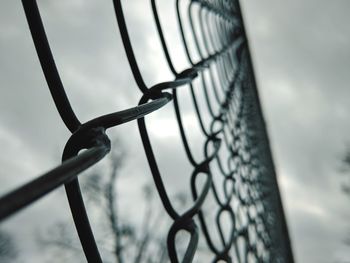 Close-up of chainlink fence