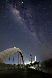 Starry sky at night