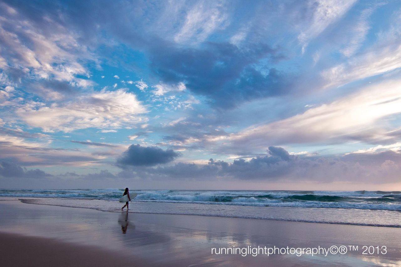 sea, water, horizon over water, beach, sky, cloud - sky, shore, sunset, silhouette, scenics, lifestyles, beauty in nature, leisure activity, tranquility, tranquil scene, men, cloud, nature