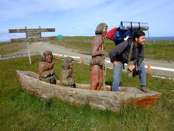 Group of people on the road