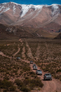 Scenic view of mountains