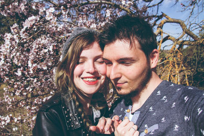 Portrait of a smiling couple