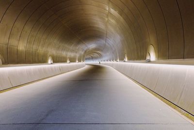 Diminishing perspective of tunnel