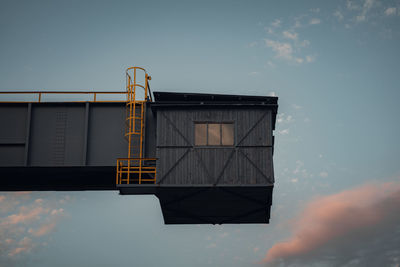 Low angle view of building against sky