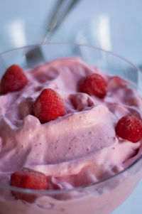 Close-up of ice cream in bowl