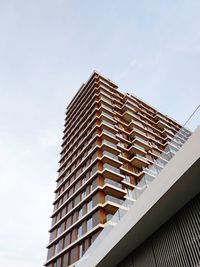 Low angle view of building against sky