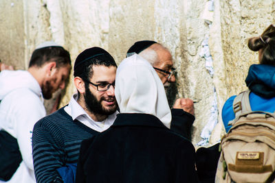 Group of people standing outdoors