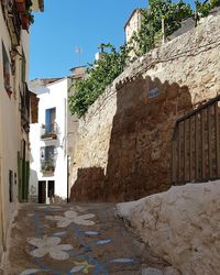 Street amidst buildings in town