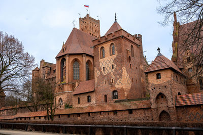 Low angle view of old building