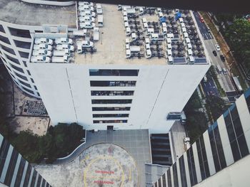 High angle view of cityscape