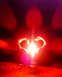 Close-up of fire