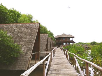 View of built structure against sky