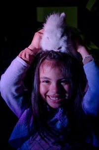 Portrait of a smiling girl