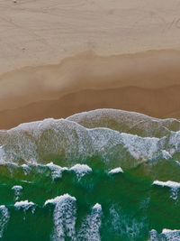 Aerial view of beach