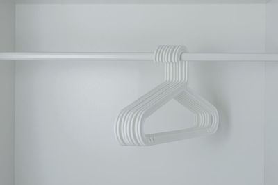 High angle view of spiral staircase