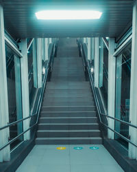 Interior of subway station