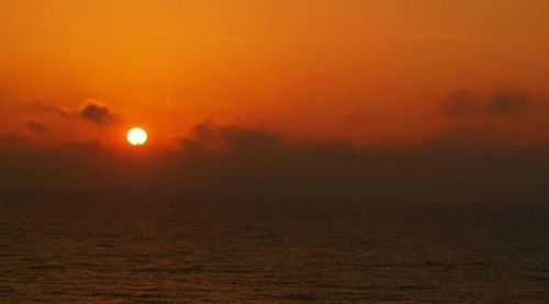 Scenic view of sunset
