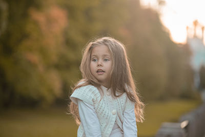 Beautiful little child girl portrait 