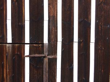 Full frame shot of wooden door