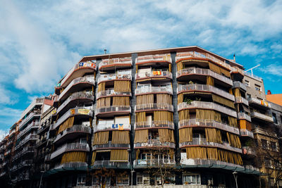 Low angle view of building against sky