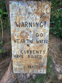 Text on old stone wall