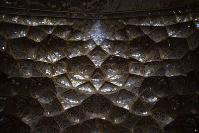 Full frame shot of patterned ceiling