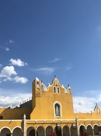 Low angle view of building against sky