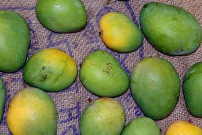 High angle view of fruits