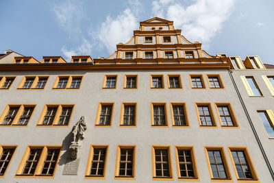 Low angle view of building against sky