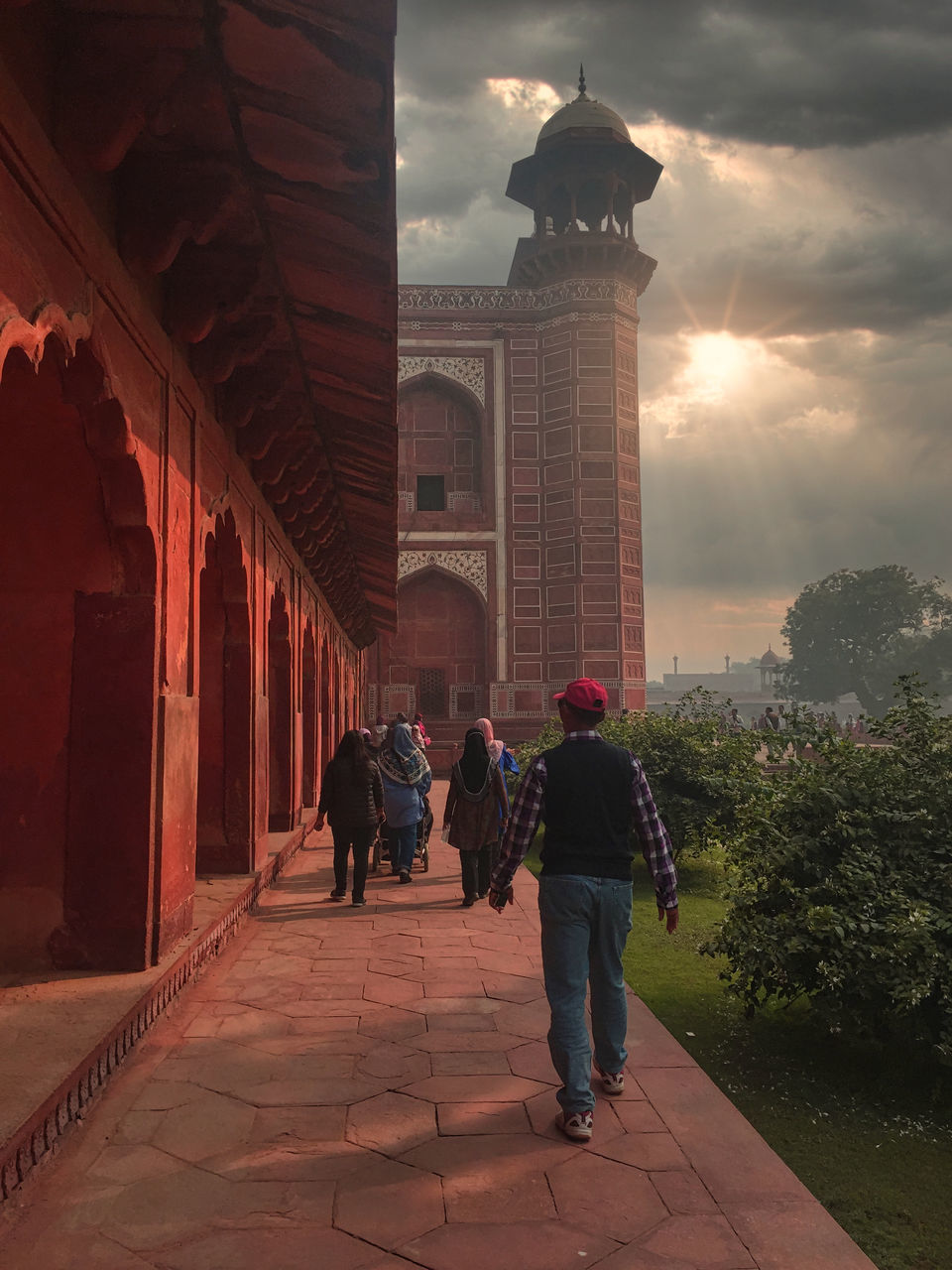 PEOPLE WALKING IN BUILDING