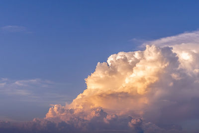 Low angle view of clouds in sky