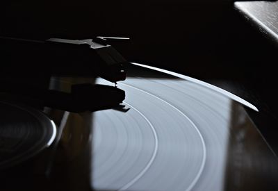 Close-up of gramophone