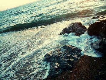 Scenic view of beach