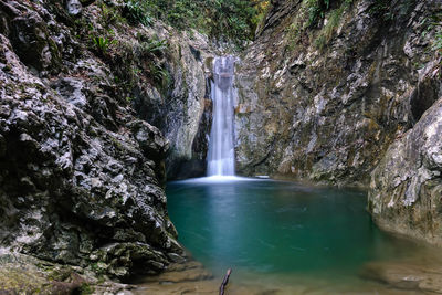 View of waterfall